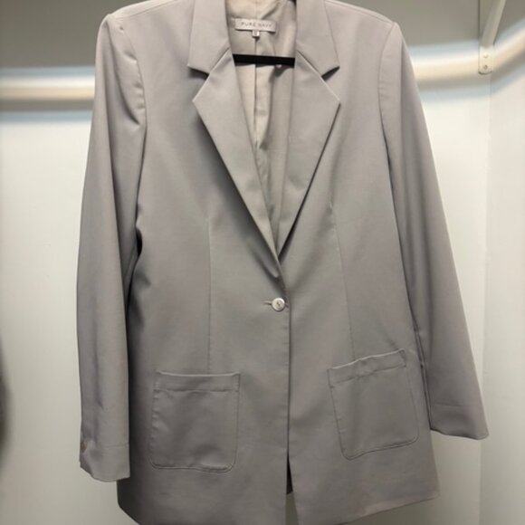 Pure Navy Jackets & Blazers - PURE NAVY Long Blazer